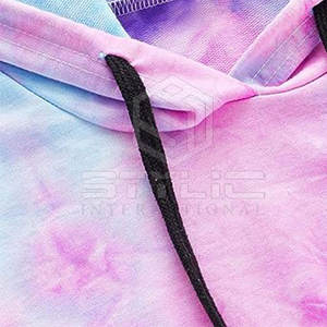 Usine directe Crop Top Hoodies Respirant Nouvelle arrivée Vêtements d'extérieur Crop Top Hoodies Séchage rapide Couleur unie Hoodies - Product Image 3