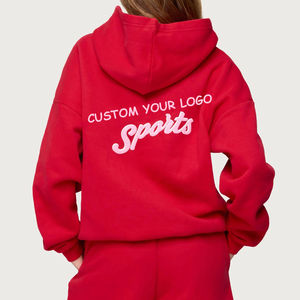 Personalizado Unisex Rosa 3D Puff impresión Sudadera con capucha para mujer de algodón de gran tamaño de transferencia de calor Puff impresión mujeres sudaderas con capucha - Product Image 1