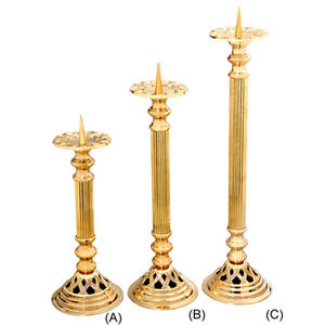 CA-1024-B Bougeoir en laiton élégant et unique, décoration d'intérieur, bougeoir original - Product Image 1