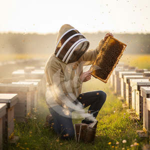 Top Quality Triple Layer Beekeeping Ventilated Suit Fully Protection Beekeepers Bee Suit And Bees Jacket - Product Image 5