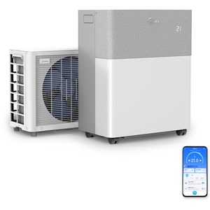 เครื่องปรับอากาศแบบแยกส่วนพกพา 8000 BTU ไม่ต้องใช้สาย พร้อมระบบควบคุมผ่านแอพ WiFi อัจฉริยะ ประหยัดพลังงานระดับ A++ ใช้สารทำความเย็น R32 เงียบพิเศษ 38dB ไม่ต้องเจาะผนัง เหมาะสำหรับพื้นที่สูงสุด 28 ตร.ม. - Product Image 1