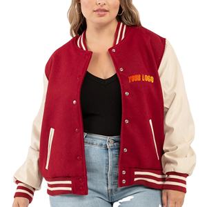 2025 nueva y elegante nueva llegada famosa chaqueta de invierno de moda tendencia superior con buen diseño personalizado chaqueta Varsity para mujer - Product Image 1