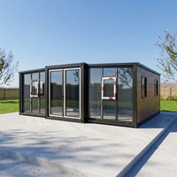 Villa préfabriquée de luxe à quatre chambres - Maison préfabriquée à ossature métallique - Toiture étanche et scellée avec EPDM double couche