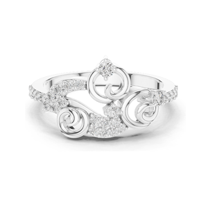 18KT, 14KT, 10KT Gold Lab Diamond Ladies <b>Ring</b> VVS-VS EF Clarity Rose, Yellow, White Gold 0.302 CT Moissanite & Lab - Product Image 3