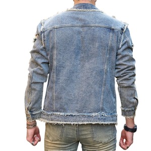 Personnalisé 100% Coton Denim Hommes Vestes Casual Jeans Lavé Homme Vestes Top Tendance Veste De Gros Pour Hommes - Product Image 4