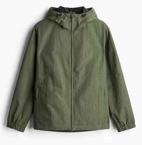 Veste coupe-vent sport camouflage en polyester 2025, col à capuche, fermeture éclair, revêtement coupe-vent, coupe ample, coque en nylon, taille XS - Product Image 5