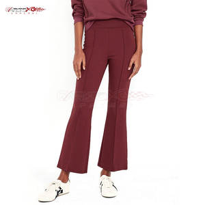 Pantalones de chándal Acampanados para mujer Everyday Wear con tejido elástico y pantalón de mujer de gran tamaño - Product Image 1