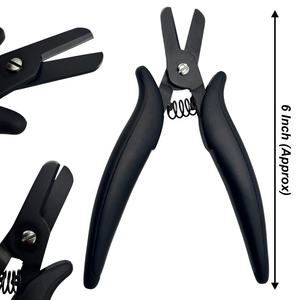 Alicates Profesionales de 6 Pulgadas para Cortar Extensiones de Cabello con Queratina, Caja de Regalo de Lujo, Acero Inoxidable, Herramienta Duradera y Reutilizable - Product Image 1