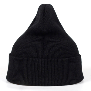 Gorro de punto personalizado con logotipo de diseñador y letras bordadas, gorro con lazos para playa, venta al por mayor, invierno frío común - Product Image 5