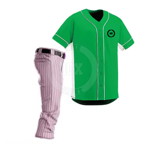 2025 Offre Spéciale Baseball Uniforme Ensemble Usine Bonne Qualité Meilleur Prix Nouveau Design Baseball Uniforme - Product Image 2