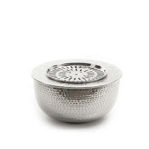 Quemador de madera plateado, pozo de fuego ardiente de alta temperatura para calentador interior y exterior, diseño único, último pozo de fuego de jardín de calentamiento - Product Image 3