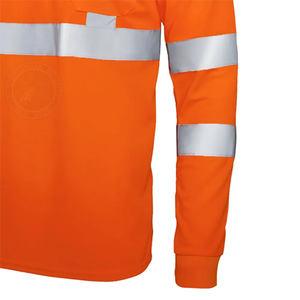Premium Looking Best Price Polo Reflect <b>Shirt</b> 100% Polyester Hi Viz Safety <b>Shirt</b> With Reflective Tape Work Safety <b>T</b> <b>Shirts</b> - Product Image 3