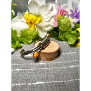 Emer Thompson Spiny Oyster & Sterling <b>Silver</b> Fashion <b>Cuff</b> <b>Bracelet</b> - Product Image 2