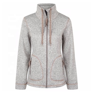 Chaqueta Polar de Alta Calidad para Mujer, Ajustada, para Invierno, con Cremallera Completa, Transpirable y Tejida - Product Image 4