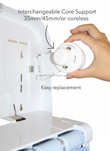 Distributeur de papier essuie-tout automatique sans batterie GL-810M |   Distributeur de papier essuie-tout mural à découpe automatique |   Distributeur de serviettes manuel à tirer - Product Image 5