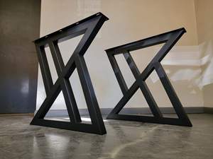 Pieds de table en métal robustes pour table à manger, table de bar, bureau – Pieds de table en acier, cadre de table – Prix abordable - Product Image 4