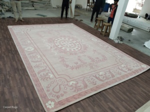 Alfombra alfombras alta antigua 8x11 Color Rosa hecho a mano Oushak alfombra de oración lujo hogar área Alfombra conjunto para sala de estar alfombra - Product Image 3