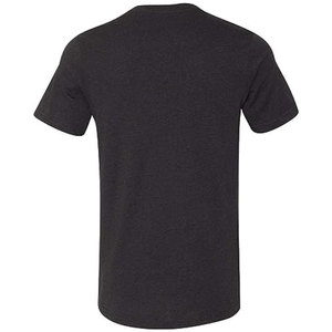 Camiseta de cuello redondo, Camiseta corta para hombre, Camiseta básica de cuello redondo para hombre, camiseta de corte regular informal lisa en blanco personalizada de verano - Product Image 4
