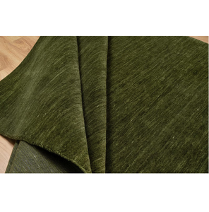 Tapis en laine Gabbeh tissé à la main 9x12 Vert Forêt Tons Terreux Grand Tapis pour Salon Chambre Décoration Intérieure - Product Image 1