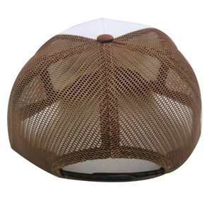 Casquette de camionneur classique fabriquée en usine sur mesure maille en daim réglable à 5 panneaux avec toile de logo imprimé bouffant pour l'extérieur - Product Image 4