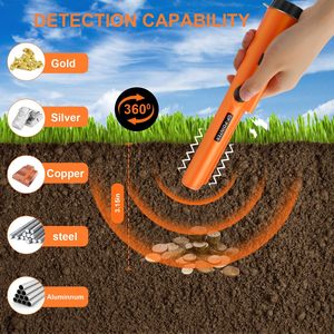 جهاز كشف معادن الذهب المحمول 360 درجة لتحديد المواقع للبحث عن الذهب ومؤشر تحديد الموقع (GP-Pointer) للعملات الذهبية والفضية - Product Image 2