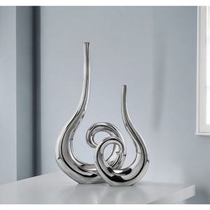 Elegante diseño elegante jarrón de acero inoxidable decoración de Metal atemporal florero personalizable jarrón personalizado para el hogar y la Oficina - Product Image 5