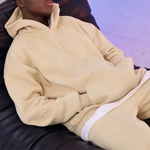 เสื้อฮู้ดดี้ผู้ชาย ผ้าฝ้าย 100% ระบายอากาศได้ดี สไตล์สตรีทแวร์พื้นฐาน แบบสวมหัว ใส่สบายในฤดูหนาว ผลิตโดย OEM ดีไซน์กระเป๋าแบบดิจิทัล - Product Image 2