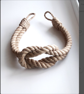 Rideaux décoratifs Corde en jute et coton-Décoration nautique-Retenues industrielles-Corde de jute torsadée - Product Image 1