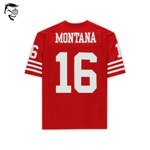Camiseta de fútbol americano Montana personalizada al por mayor para jóvenes, juego de práctica de sarga para adultos, 100% poliéster, sublimación para adultos - Product Image 5