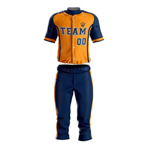 Meilleur prix avec uniforme de baseball de haute qualité, 100 % polyester, coupe personnalisée pour les jeunes - Product Image 1