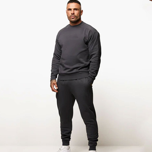 Nuevo conjunto de sudaderas con capucha y pantalones de chándal de algodón para hombre, Jersey ajustado deportivo transpirable, ropa de calle con logotipo personalizado, chándales para hombre, OEM - Product Image 5