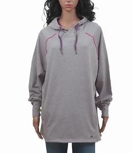 Femmes 2025 automne tenues surdimensionné à capuche polaire pull sweats manches longues confortable décontracté basique pull hiver ODM - Product Image 1