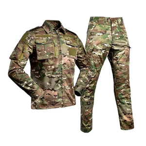 Ensemble uniforme de camouflage respirant pour la chasse et la randonnée, chemises et pantalons en tissu tricoté - Product Image 6