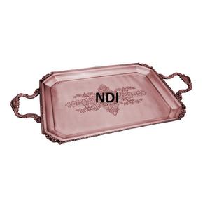 ถาดเสิร์ฟทำจากไม้ไผ่ทรงกลมถาดเสิร์ฟหวายหวานถาดตกแต่งงานแฮนด์เมดสำหรับใช้ในครัวงานตามสั่ง - Product Image 6