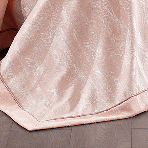 Guzide Riva Salmon Pink 4-Piece Customized Classic Luxury Home <b>Bedspread</b> <b>Set</b> 100% Chenille Organic Woven Striped Washable Ant - Product Image 5