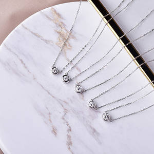 MOQ ต่ำ10ชิ้นขายส่งคริสเตียนคลาสสิกเครื่องประดับงานแต่งงานขนาดเล็กสร้อยคอไข่มุกเม็ดเดี่ยว - Product Image 6