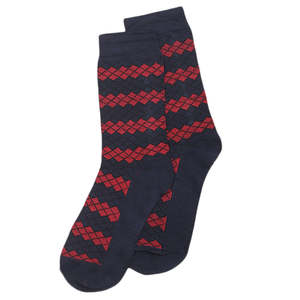 Men's <b>Socks</b> - Navy Blue - Product Image 1