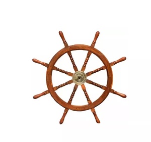 Barco de madera de playa Náutica de alta calidad, volante de barco, barco de interior, decoración de barco, uso a bajo precio - Product Image 3