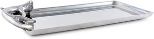 Plateau de service en métal pour la maison, l'hôtel et la restauration, en aluminium, prix de gros, fourni depuis l'Inde. - Product Image 2