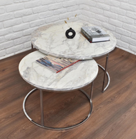 Table basse de luxe moderne nordique haute qualité en gros acier inoxydable et verre trempé technique polie pour salle à manger