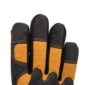 Prix usine Gants d'assemblage Gants de travail d'assemblage en cuir de grain de chèvre pour une utilisation quotidienne dans la construction - Product Image 5