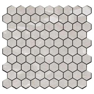 Dosseret Nacre Mosaïque Verre Céramique Kit Hexagone 300x300mm Carreaux Décoratifs pour Enfants Conteneur Maison USA - Product Image 1