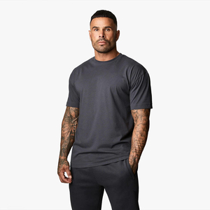 Camiseta Extra Grande de Algodón 100% Pesado, Estilo Hip Hop, Corte Holgado, Personalizable, Informal, para Hombre y Mujer, Hecha en Pakistán - Product Image 1