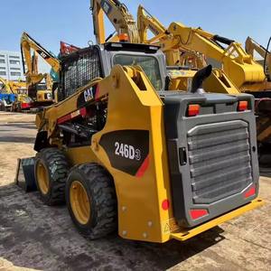 Minicargador de dirección deslizante CAT246c original usado con caja de cambios de bomba de cojinete de motor de componentes básicos - Product Image 2