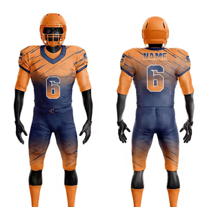 Uniformes de football américain à 12 panneaux de haute qualité personnalisés pour les écoles et les ligues maillot de football américain par sublimation - Product Image 4