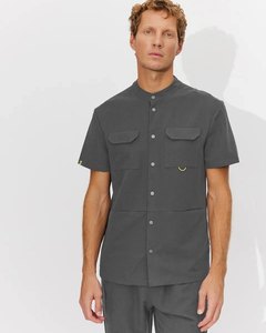 100% uniformes médicos de tela tejida de calidad superior para hombres verano e invierno conjuntos de uniformes de hospital fábrica al por mayor - Product Image 2