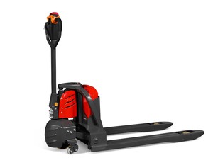 รถยกพาเลทไฟฟ้า 4400 ปอนด์, 45"x27", 48V 30Ah แบบเดินตามสำหรับขนย้ายวัสดุ - Product Image 1