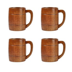 Infusor artesanal de madera 100% de 500ml de capacidad Viking Tankard Vintage con saco de regalo Medieval para café y cerveza - Product Image 3