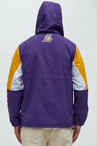 Chaqueta bordada de media cremallera, cortavientos de fútbol de estilo holgado de invierno con apliques, servicio OEM - Product Image 2