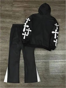 Sudaderas con Capucha Extra Grandes de Alta Calidad al por Mayor para Hombre, Personalizadas, 380 g/m², Algodón Grueso, Estilo Urbano, con Cremallera - Product Image 2